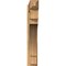 Ekena Millwork Merced Craftsman Rough Sawn Outlooker, Western Red Cedar, 8"W x 48"D x 48"H OUT08X48X48MRC04RWR - alternate 2
